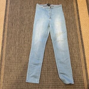 Classic Blue Straight Leg Women's Jeans